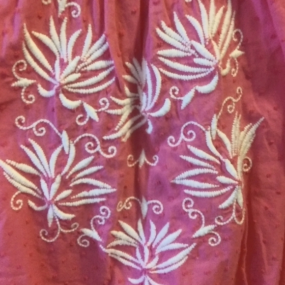 💥SALE💥2 FIR $16💥Style & Co Top Short Sleeve Elastic/Decoration L - Picture 2 of 6